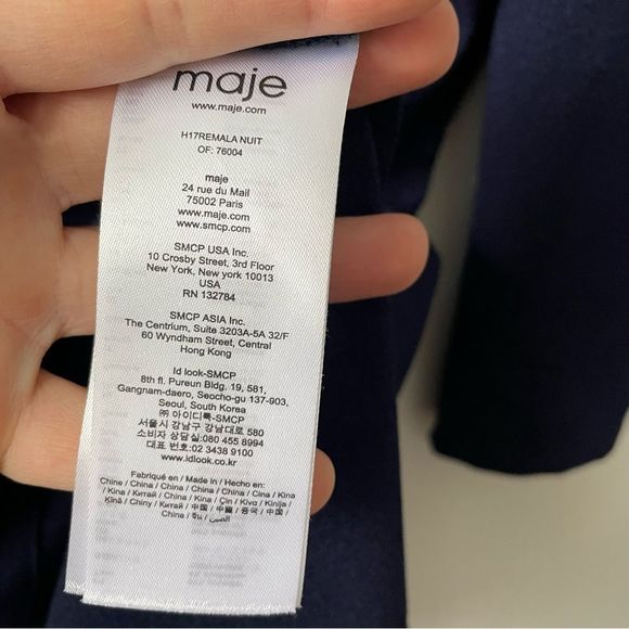 Maje Remala Host Pick 🎉Amour Lettering A-Line Mini Dress - Picture 11 of 13